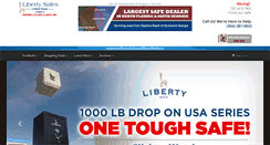 Desktop Screenshot of libertysafesofnorthflorida.com